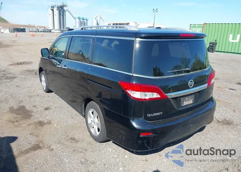 2013 Nissan Quest Sv from USA, damaged, VIN JN8AE2KP3D9066656